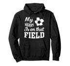 My Heart Is That Field Soccer Player Hoodie - Aesthetic Graphic Men Women