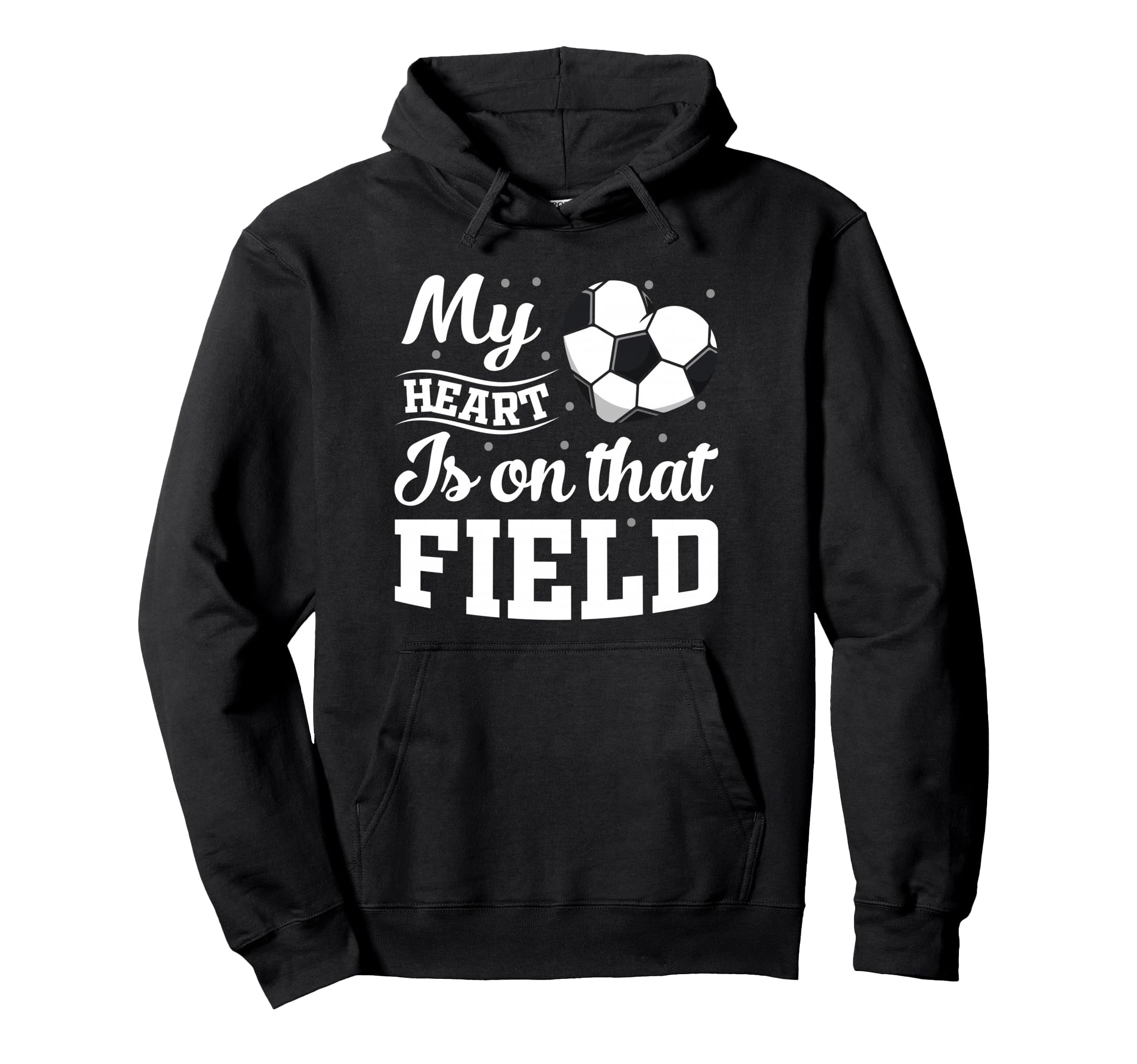 My Heart Is That Field Soccer Player Hoodie - Aesthetic Graphic Men Women