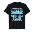 Fun Sport Coach Gift Funny Water Polo T-Shirt - Custom Art Print for Adults