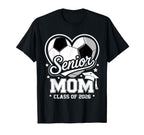Proud Senior Mom Class 2026 Soccer T-Shirt - Novelty Apparel Men Women