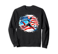 American Flag Soccer Soccer Sweatshirt - Minimalist Print for Adults