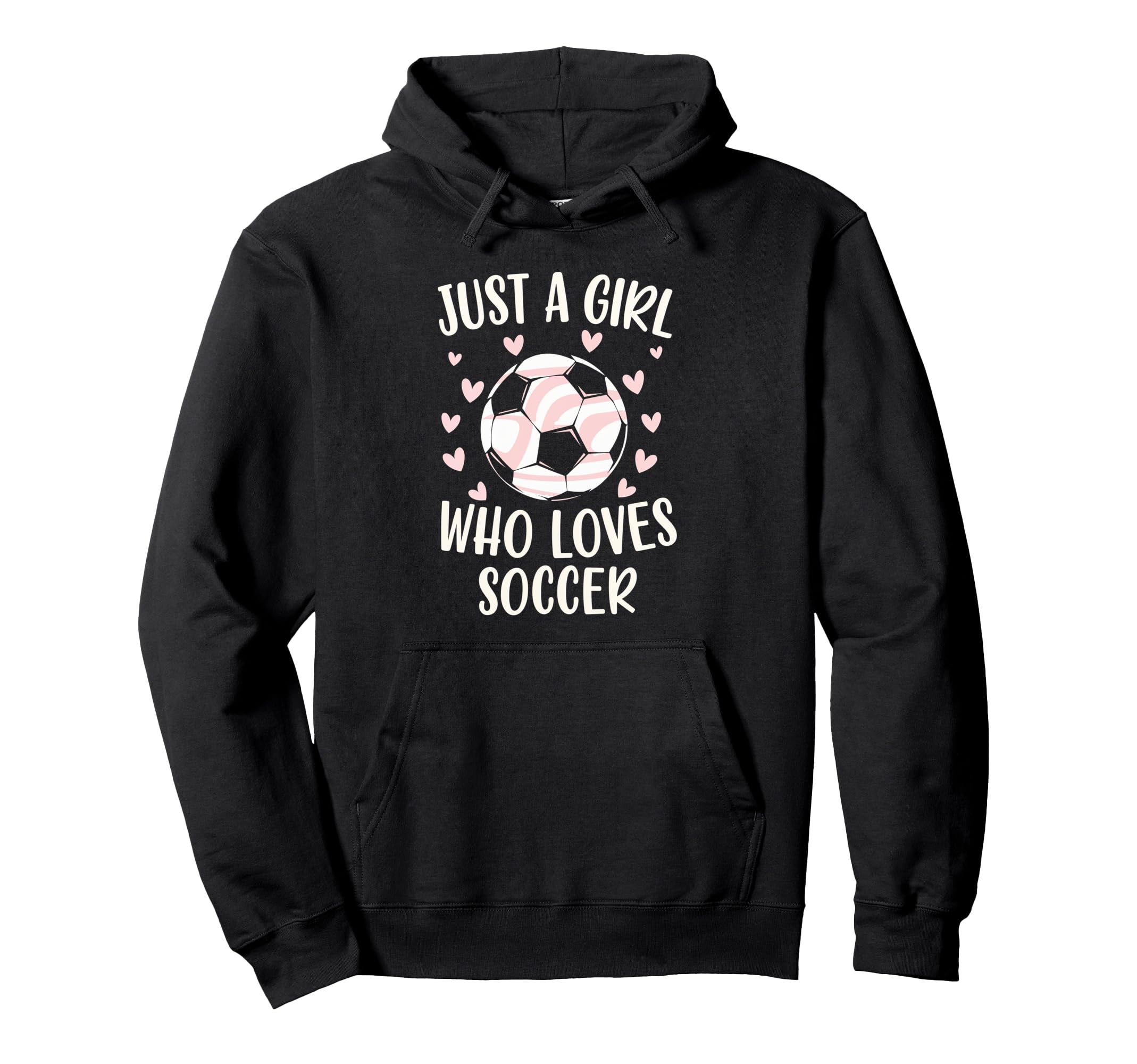 Just Who Loves Soccer Soccer Sports Hoodie - Novelty Apparel for Adults