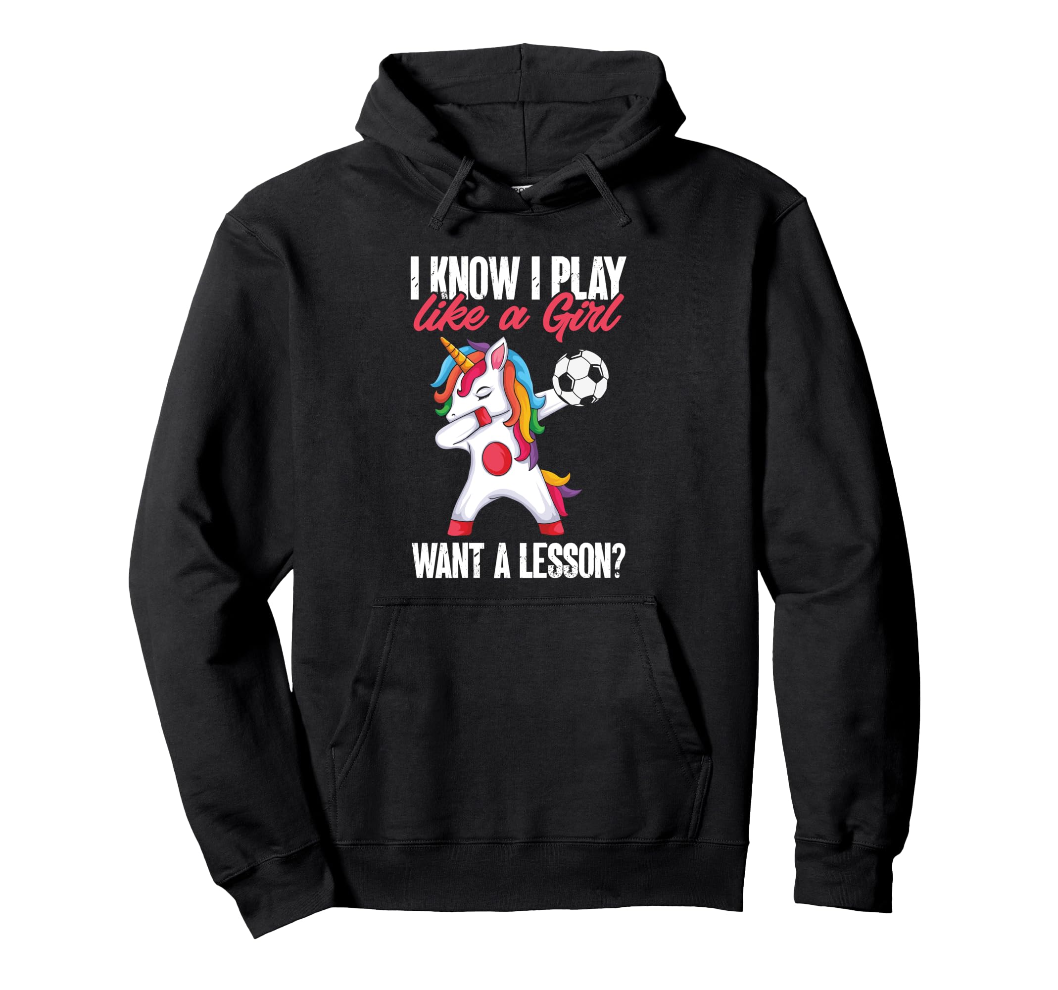 Funny Soccer I Play Like Want Lesson Hoodie - Novelty Apparel Men Women
