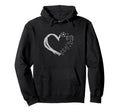 Soccer School Player Heart Hoodie - Fun Novelty Design for Adults