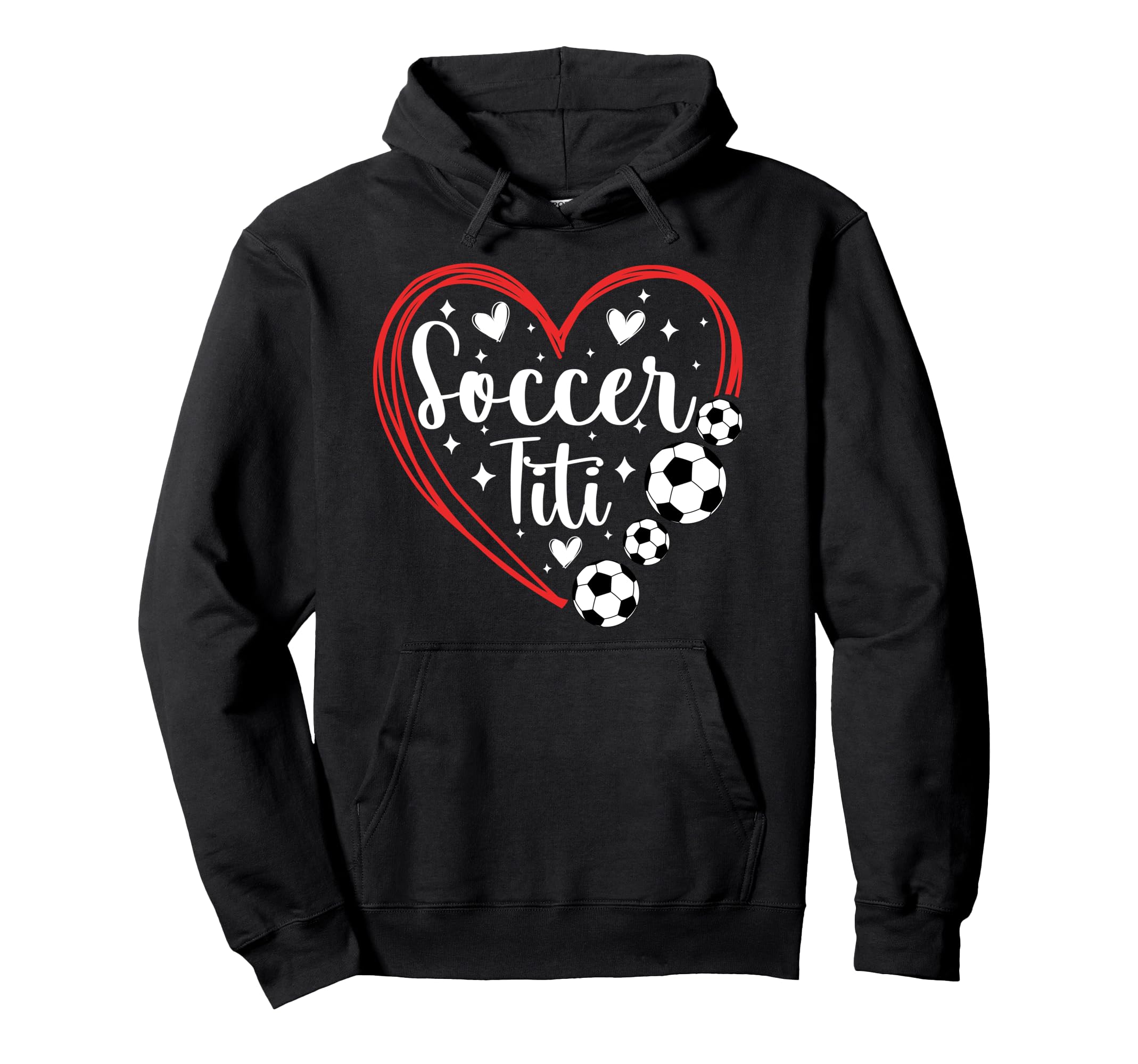 Soccer Titi Heart Titi Soccer Player Titi Hoodie - Novelty Apparel Unisex