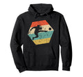 Soccer Distressed Hexagon Soccer Player Hoodie - Trendy Graphic Unisex