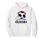 Funny Grandma Proud Soccer Lover Nana Hoodie - Custom Art Print for Adults