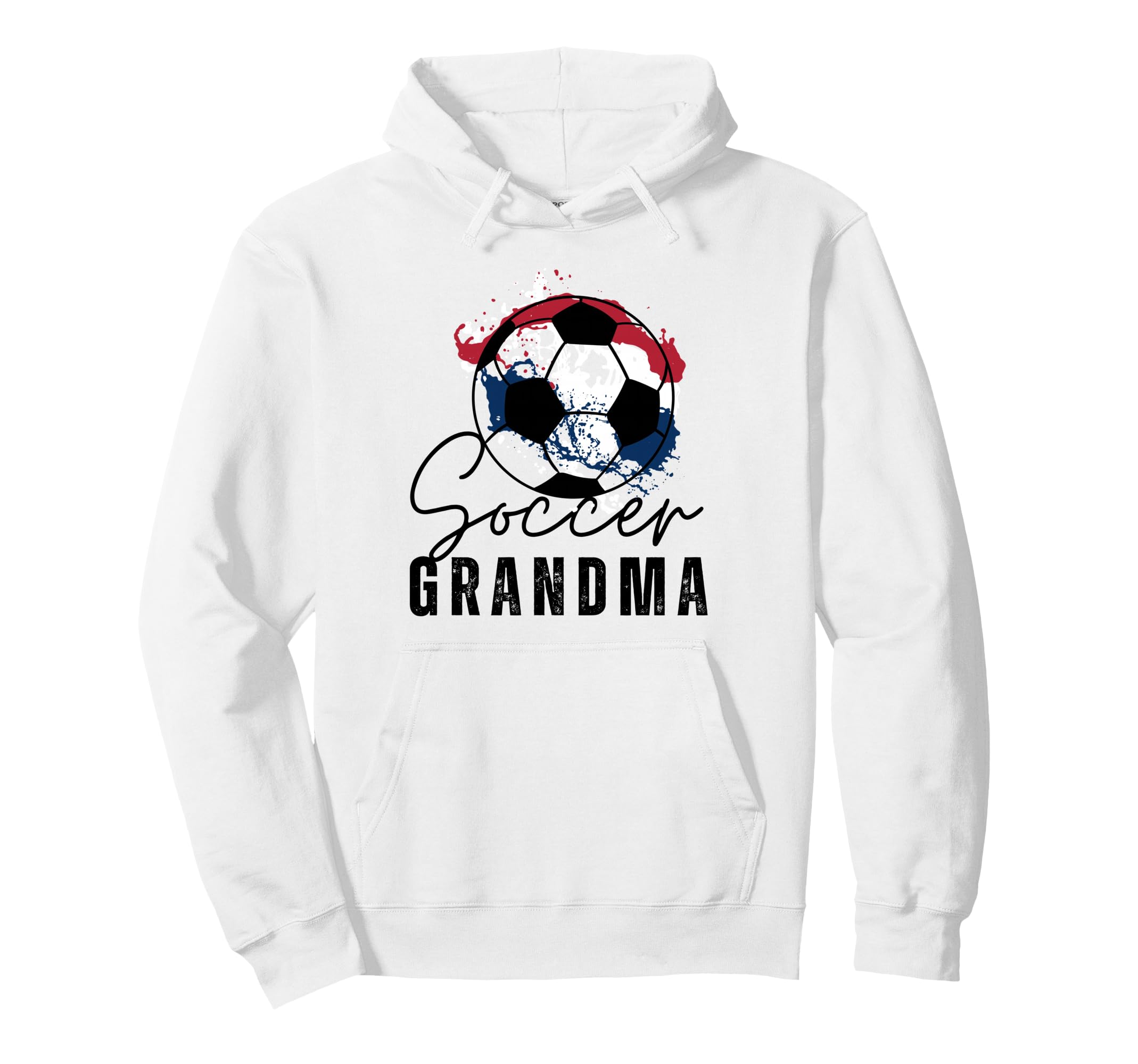 Funny Grandma Proud Soccer Lover Nana Hoodie - Custom Art Print for Adults