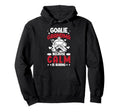 Funny Hockey Goalie Grandma Ice Hockey Hoodie - Trendy Graphic for Adults