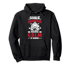 Funny Hockey Goalie Grandma Ice Hockey Hoodie - Trendy Graphic for Adults