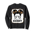 Classy Until Kickoff Bleached Leopard Sweatshirt - Minimalist Print Unisex