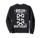 5 Year Old Birthday Soccer Bruh Sweatshirt - Fun Novelty Design Men Women
