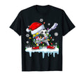 Funny Santa Dabbing Ecuador Soccer T-Shirt - Minimalist Print Men Women
