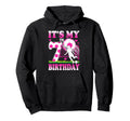 7 Year Old Birthday Soccer Themed Party Hoodie - Novelty Apparel Unisex