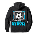 Soccer Mom Drip Funny Outnumbered Hoodie - Fun Novelty Design Men Women