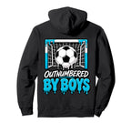 Soccer Mom Drip Funny Outnumbered Hoodie - Fun Novelty Design Men Women