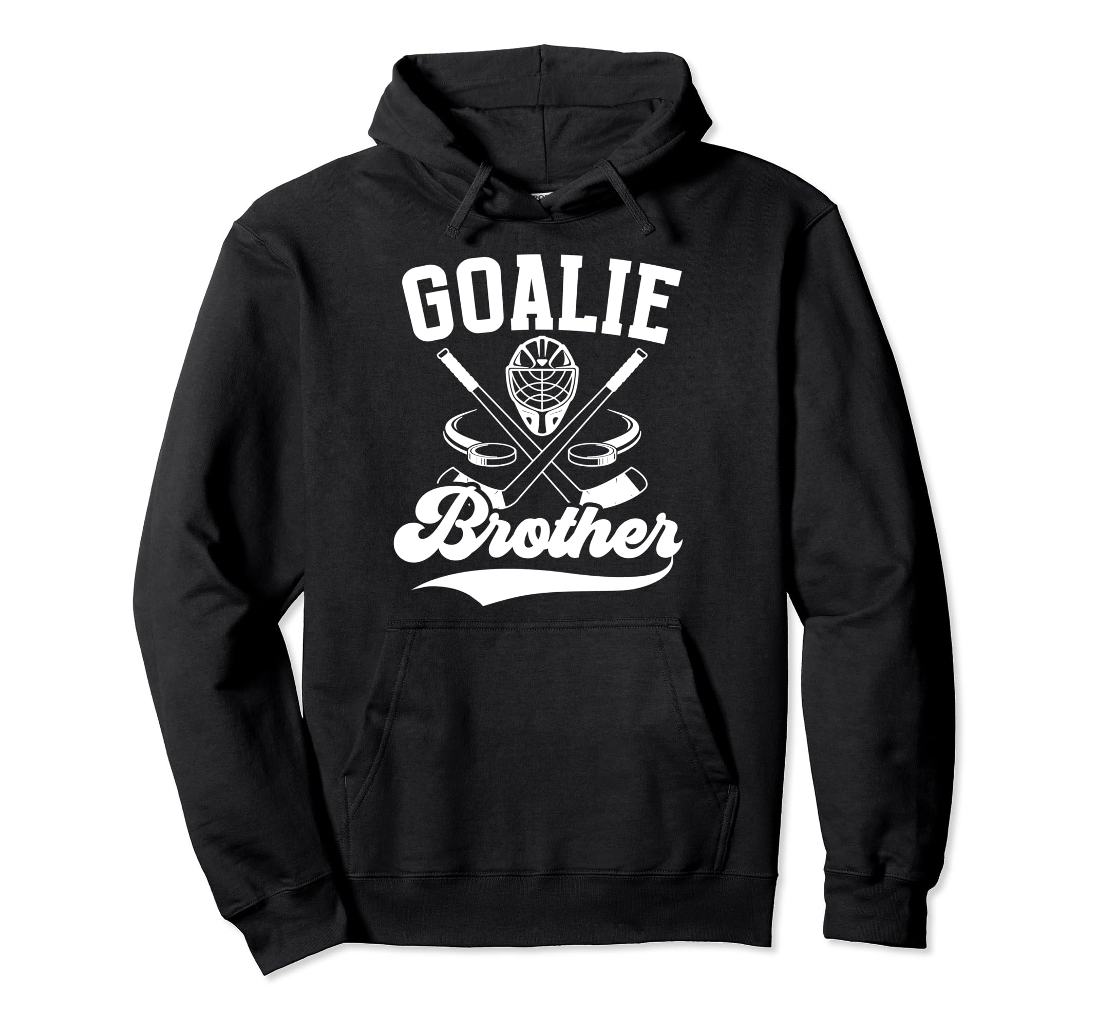 Ice Hockey Goalie Brother Hockey Hoodie - Trendy Graphic Men Women