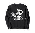 Soccer Ball Heart Soccer Gramps Sweatshirt - Streetwear Style Unisex