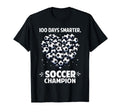100 Days School Soccer Heart Love T-Shirt - Minimalist Print Men Women