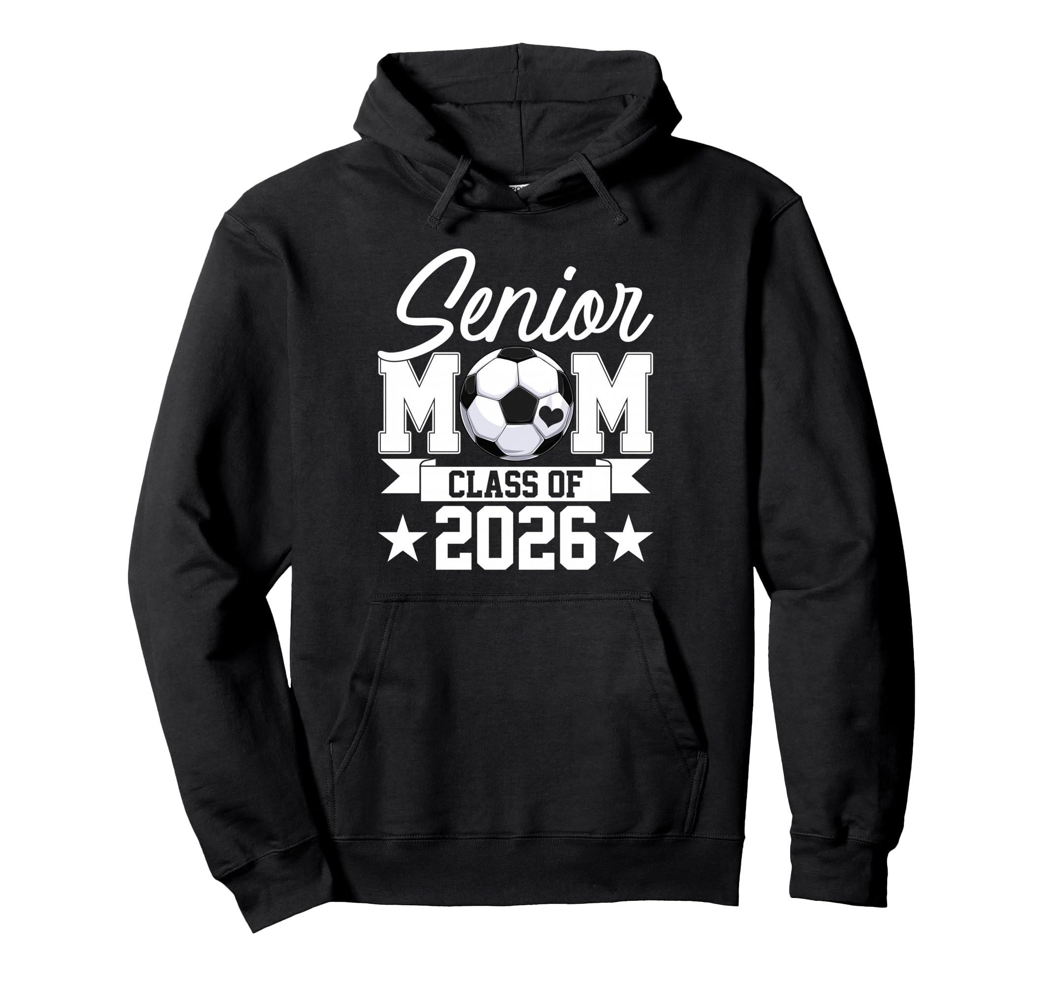 Senior Mom Class 2026 Graduate Soccer Hoodie - Unique Graphic Men Women