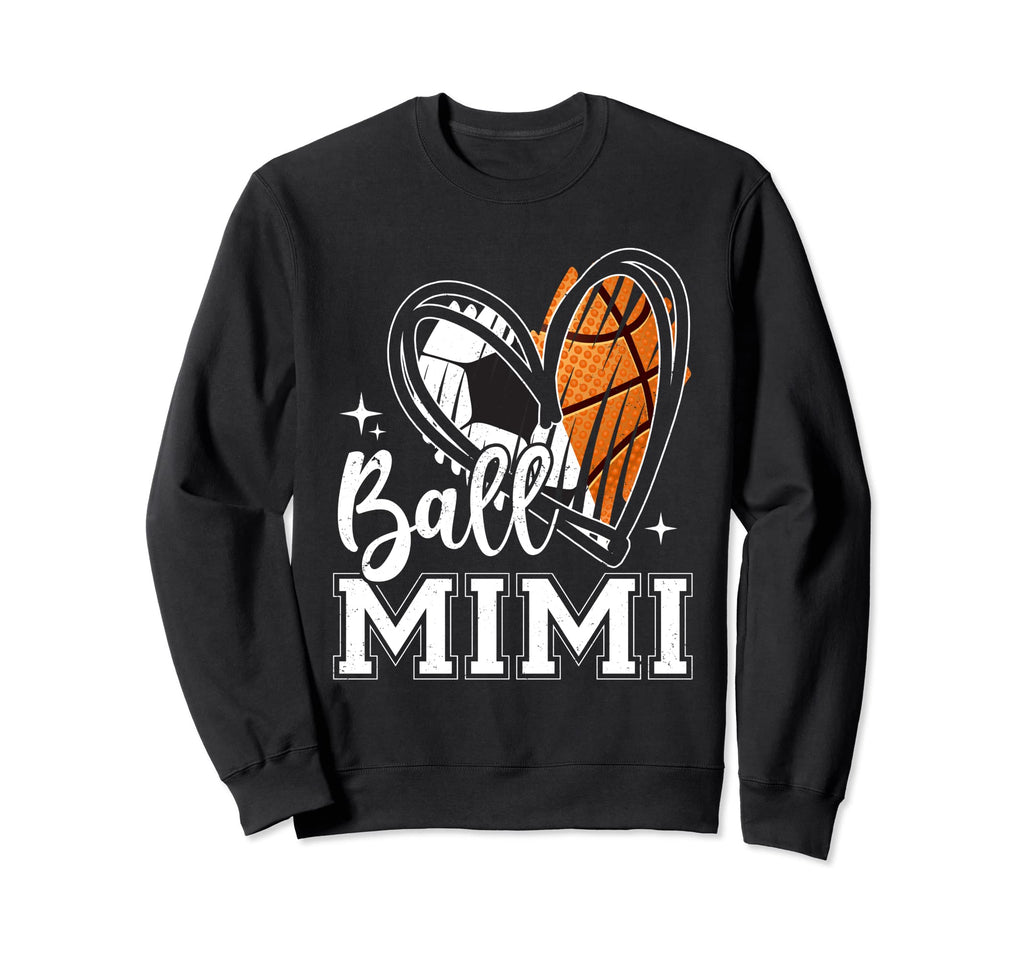 Ball Mimi Heart Soccer Basketball Sweatshirt - Aesthetic Graphic Men Women