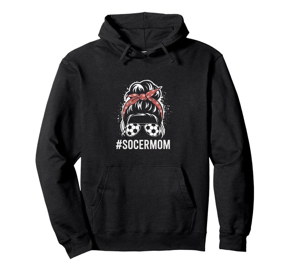 Mom Life Soccer Mom Mothers Day Hoodie - Casual Everyday Wear for Adults