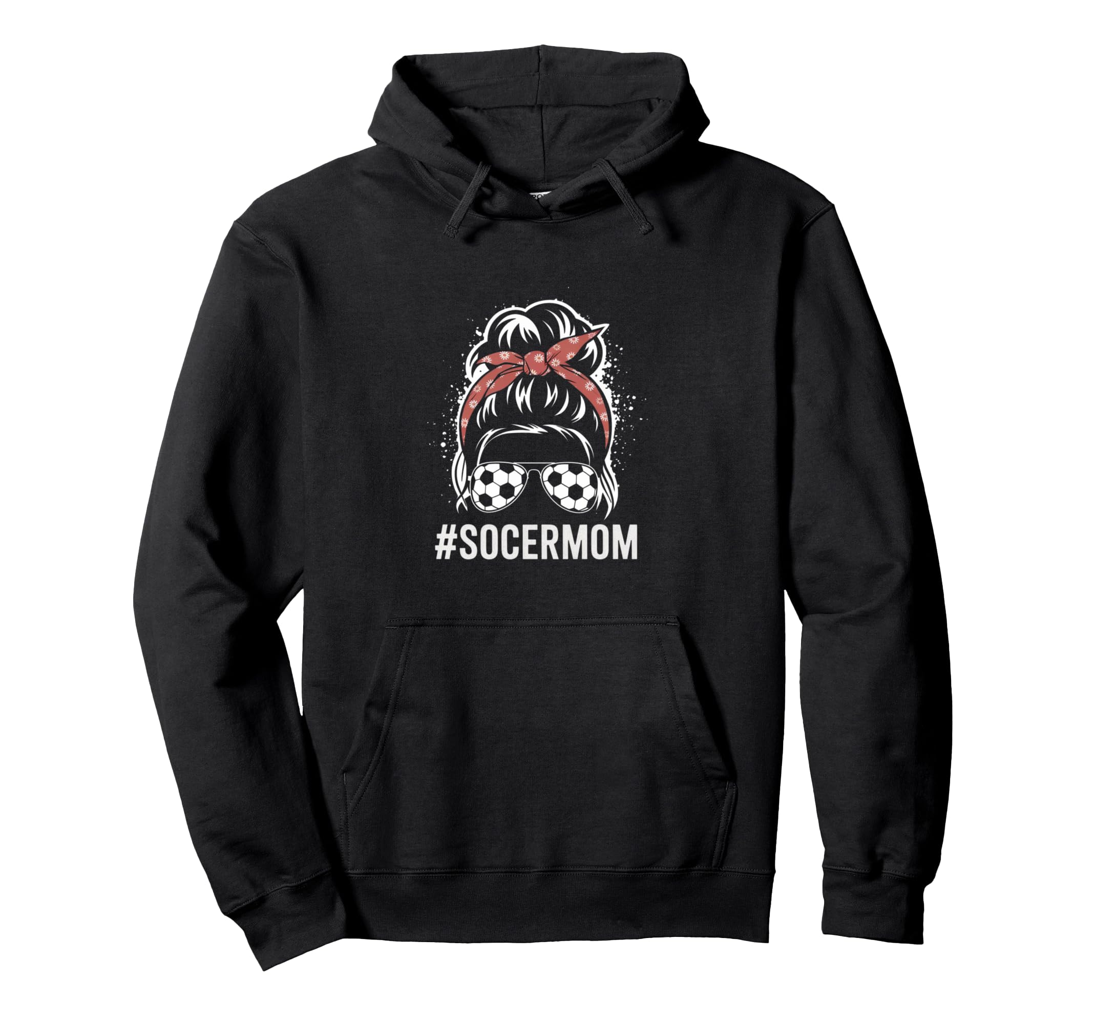 Mom Life Soccer Mom Mothers Day Hoodie - Casual Everyday Wear for Adults