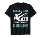 Coaching Soccer Dad Coach Soccer T-Shirt - Casual Everyday Wear for Adults