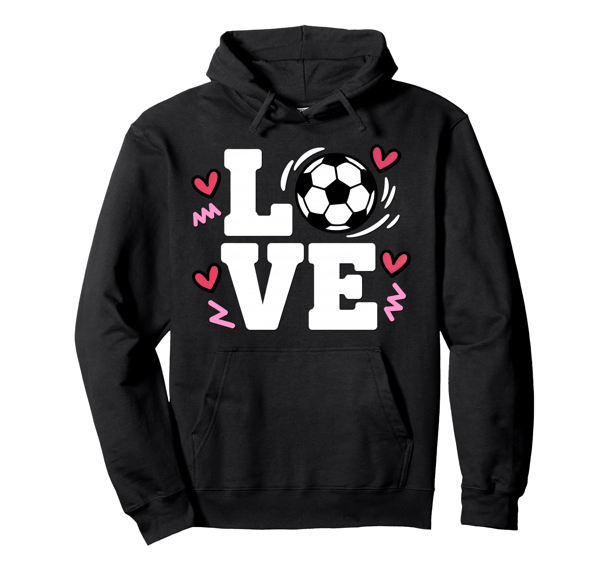 Soccer Player Love Beautiful Game Sports Hoodie - Unique Graphic for Adults
