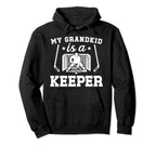 Proud Hockey Goalkeeper Grandpa Hoodie - Aesthetic Graphic for Adults