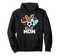 Ball Mom Funny Volleyball Soccer Hoodie - Custom Art Print Men Women