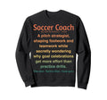 Funny Soccer Coach Sweatshirt - Graphic Print Men Women
