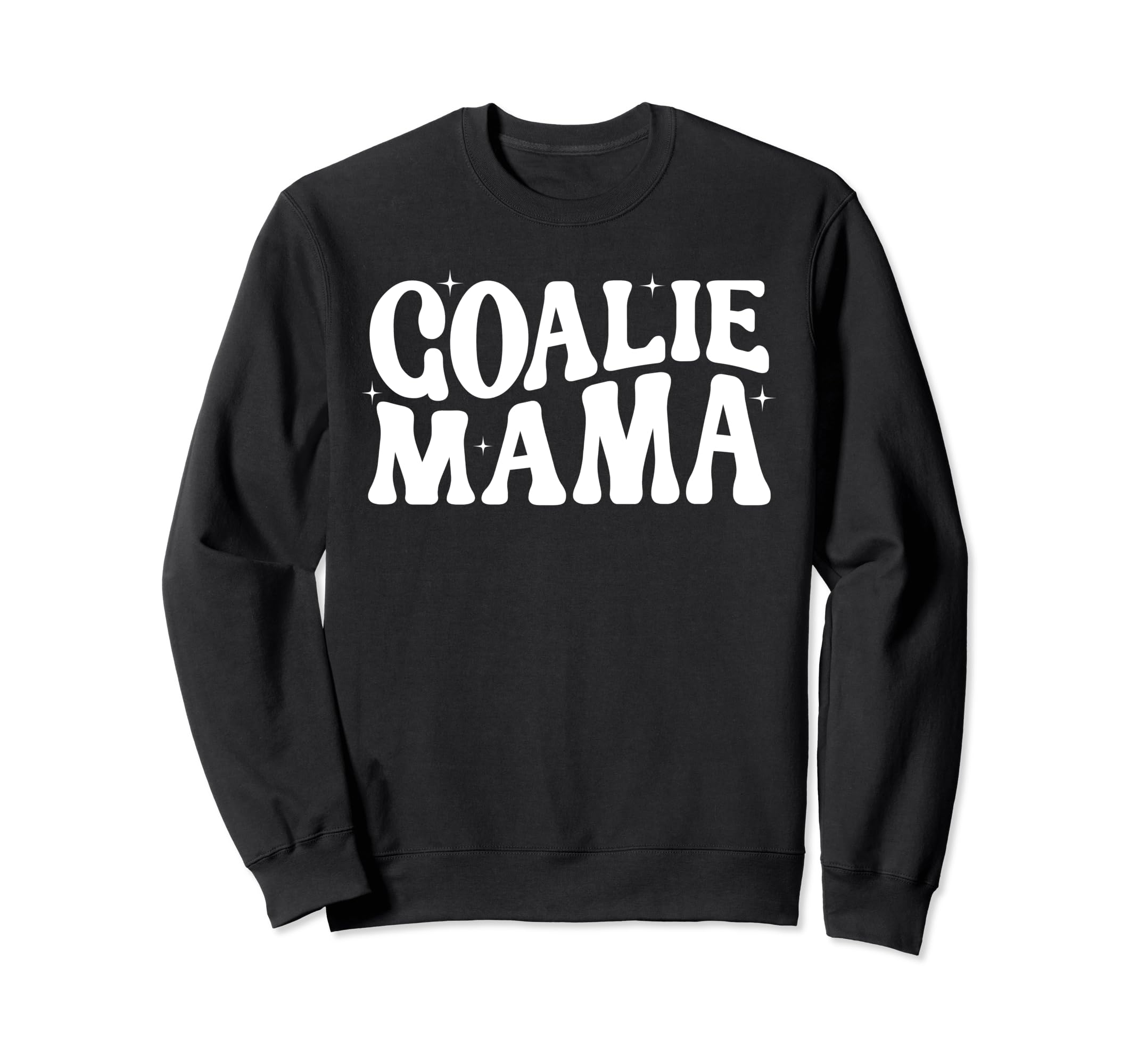 Goalie Mama Goalie Mom Lacrosse Sweatshirt - Trendy Graphic for Adults