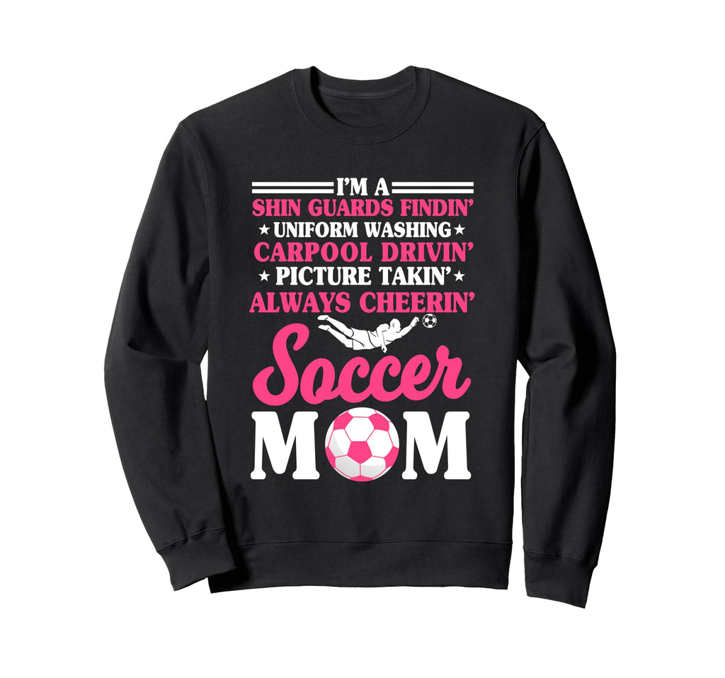 Shin Guard Supportive Cheering Sweatshirt - Graphic Print for Adults