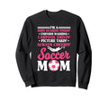 Shin Guard Supportive Cheering Sweatshirt - Graphic Print for Adults
