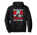 Proud Hockey Goalkeeper Mom Hockey Keeper Hoodie - Unique Graphic Unisex
