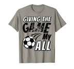 Soccer Mom Soccer Dad Soccer Brother T-Shirt - Minimalist Print for Adults