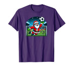 Goalkeeper Soccer Santa T-Shirt - Fun Novelty Design Unisex