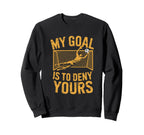 Coach Soccer Player Goal Keeper Sweatshirt - Custom Art Print Men Women