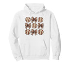 Soccer Bow Game Day Baseball Hoodie - Fun Novelty Design Men Women