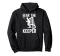 Fear Lacrosse Keeper Lacrosse Goalkeeper Hoodie - Custom Art Print Unisex