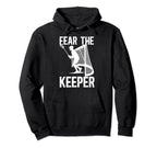 Fear Lacrosse Keeper Lacrosse Goalkeeper Hoodie - Custom Art Print Unisex