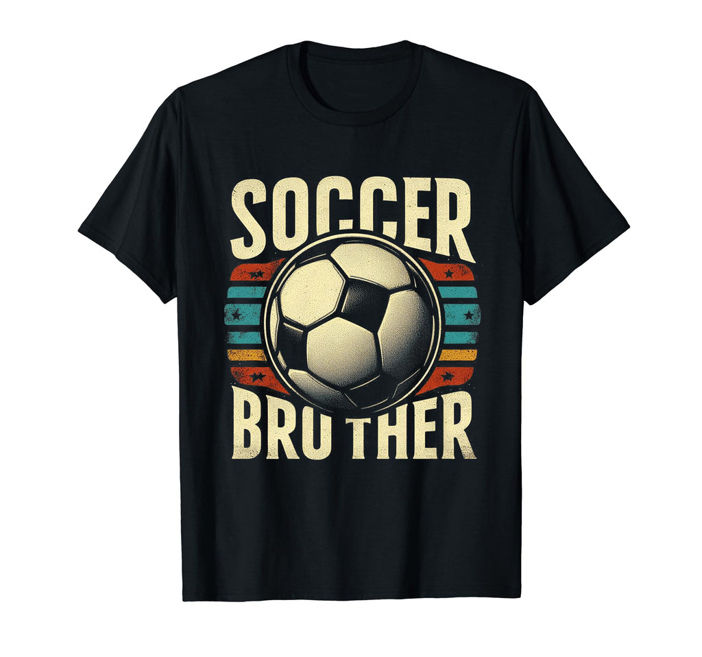 Soccer Brother Family Matching Team T-Shirt - Unique Graphic for Adults