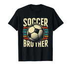 Soccer Brother Family Matching Team T-Shirt - Unique Graphic for Adults