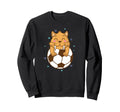 Saber Toothed Tiger Loves Soccer Sweatshirt - Streetwear Style for Adults