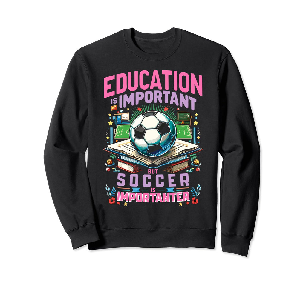 Soccer Lover Soccer Sweatshirt - Casual Everyday Wear for Adults