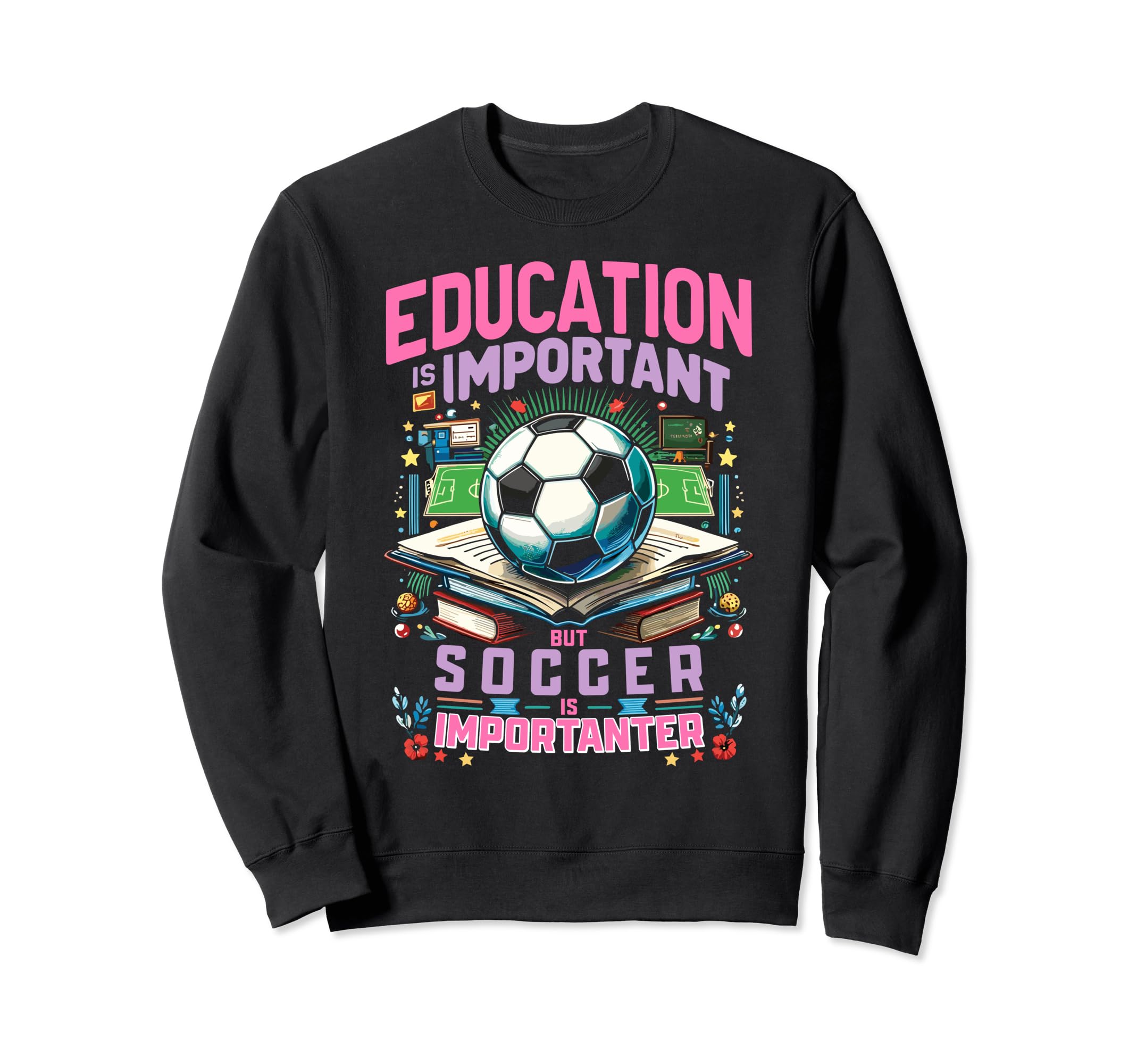 Soccer Lover Soccer Sweatshirt - Casual Everyday Wear for Adults