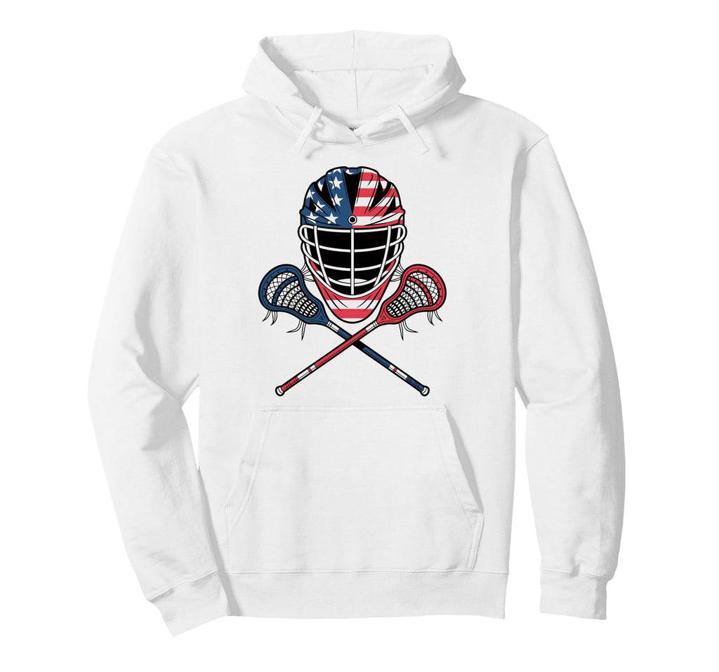 Lacrosse Goalie Lax Goalkeeper Hoodie - Novelty Apparel for Adults