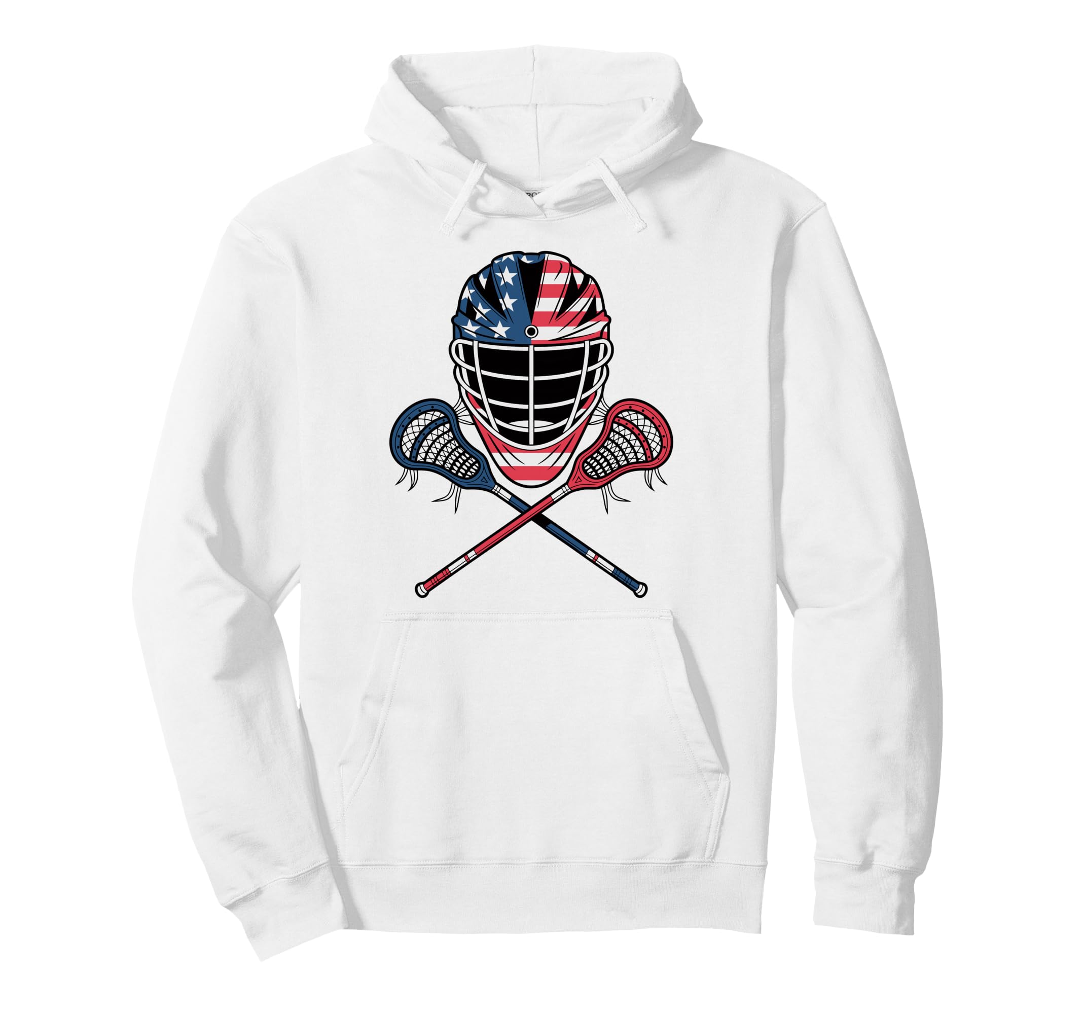 Lacrosse Goalie Lax Goalkeeper Hoodie - Novelty Apparel for Adults