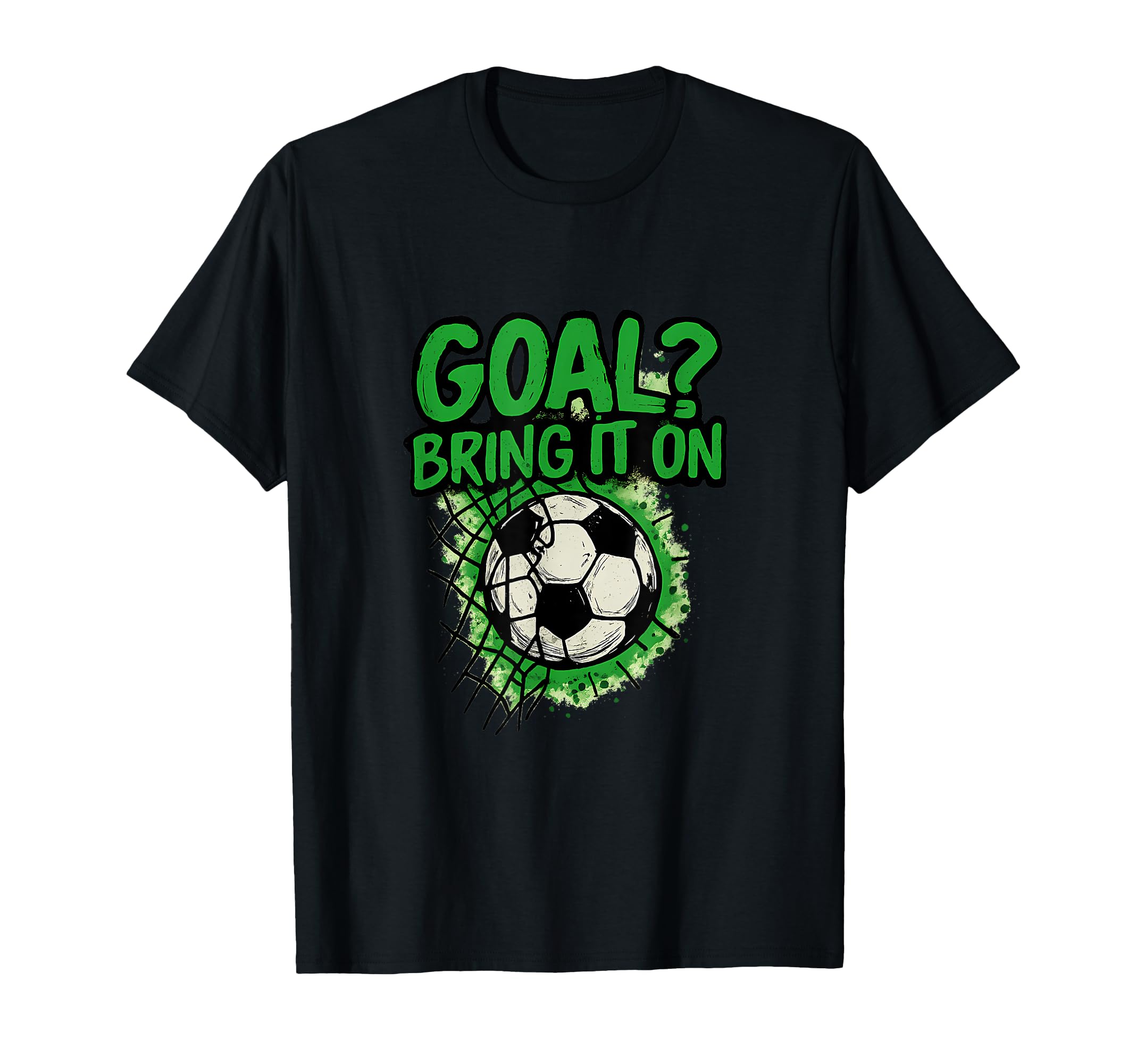 Goal Bring It Soccer Mom Dad T-Shirt - Custom Art Print for Adults